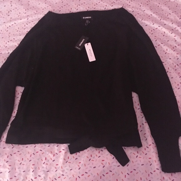 Express Sweaters - NEW Express Side-Tie Sweater